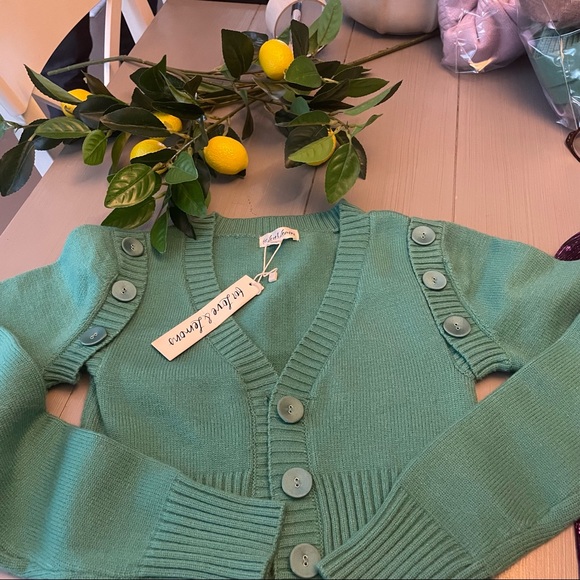 For love and lemons Joan cropped cardigan - Picture 2 of 8